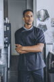 Pánský kuchařský rondon s krátkým rukávem_JULIUSO