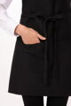 Číšnická zástěra V-Neck Tuxedo Apron (F23)