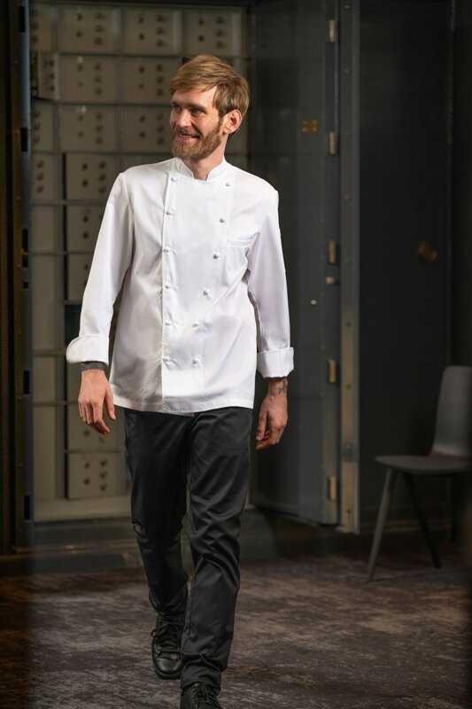 Kuchařský pánský rondon_GRAND CHEF ALLURE_náprsní kapsa